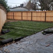 Another new lawn installed.