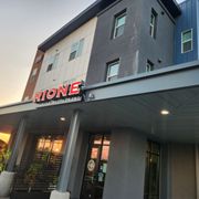 The front entrance off 20th Street.