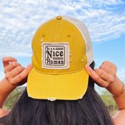 Karma be a nice human hat