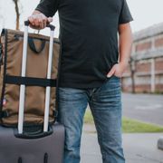 The Network Pack as a Luggage Accessory.