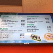 Updated menus