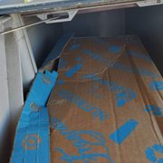 Crammed into a postal box