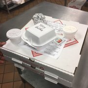 Takeout order with extra spicy sauce!