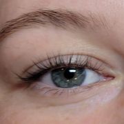 AFTER LASH LIFT AND TINT