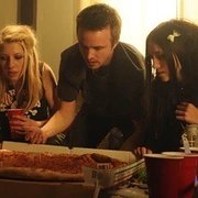 Uncut pizza. Like they try cutting it with a yard stick every time!?
