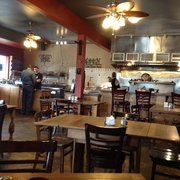 CJ'S Last Chance Diner after the rush hour! Love their burgers!