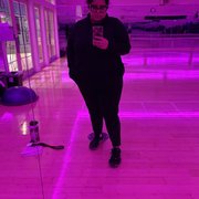 This is where some of their classes are held. If there are no classes members are free to use it. Great place to stretch