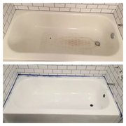 A before & after about my job cleaning