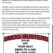 Hours and coupon!