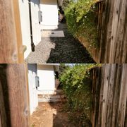 Gravel install and clean up.