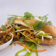 Stir-Fried Chicken Banh Mi