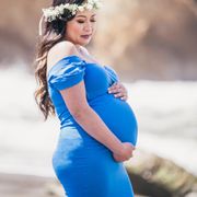 Maternity session at Rockaway beach