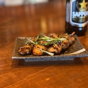 Grilled Chicken Skewers with teriyaki