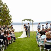Lakeside ceremony
 Photo by Kate Price