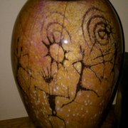 Petroglyph vase.