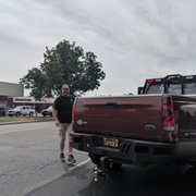 The owner providing some terrible customer service in the middle of the road
