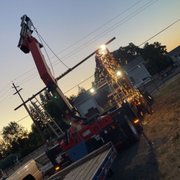 Welding a gate entrance with oil field pipe
