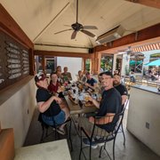 Private covered table at SN!