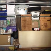 Two bedroom apartment in 8 feet of truck space for a cross country move.