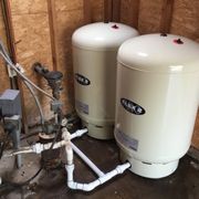 Pressure tanks for your well.