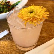 This was so good! Wish I remembered the name. It was like a grapefruit margarita with vanilla bean and it was divine!