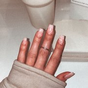 Nails by Tommy!! Dip powder with tips and design :)