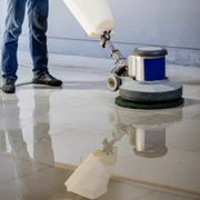 Tavertine tile Polishing