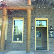 Front of her office suite