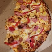 This was a canadian bacon and pineapple pizza. What a disappointment.