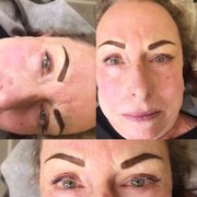 Powder brow refresh for this lovely lady.