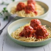 Spaghetti and meatballs