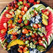 fresh fruit tray