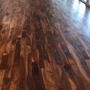 Local walnut flooring with a oil penetrating finish