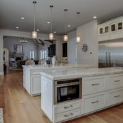 Beautiful custom kitchen with two large islands!
