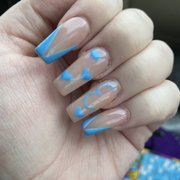 The gender reveal nail