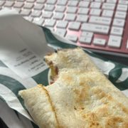 Bacon, Sausage and egg wrap --- I found that it was very filling and delicious! I would encourage anyone to try it out.
