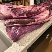 60 pounds of brisket to prep for a special birthday party for Kim H.