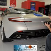 2018 Aston Martin DB11 paint correction and ceramic coating protection.