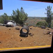 View from the bus.