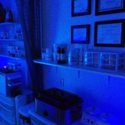 Bluelight Therapy during Treatment