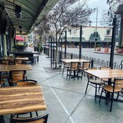 Our new patio space