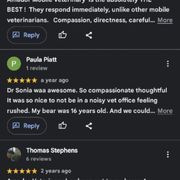 Reviews from our previous Mobile business
