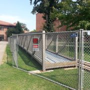 Chain link fence rental for a small construction project