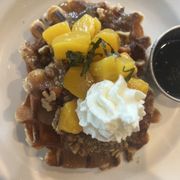 Pecan waffles