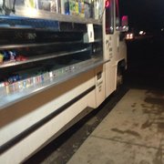 Taco truck at night