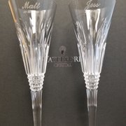 If looking for engraved champagne glasses, engraved wine glasses or that special crystal award or acrylic award, go to Recognition Products.