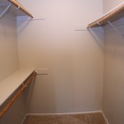 Master bedroom in 2 bedrooms has walk in closet!