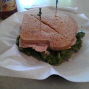 a sandwich on a plate