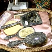 A Pretty Sterling Silver Grooming Set Would Make a Beautiful Gift for Mom's Dressing Table!
