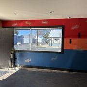 a view of the outside of the building
